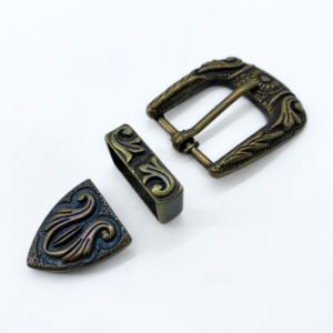 HEBILLA TEJANA 152 CON PASADOR Y PUNTERA 16MM ZAMAK - POR PAR