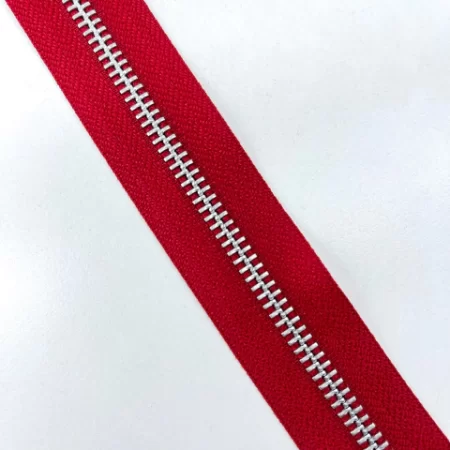 CIERRE ALUMINIO YKK - POR METRO LINEAL ROJO OSCURO 519