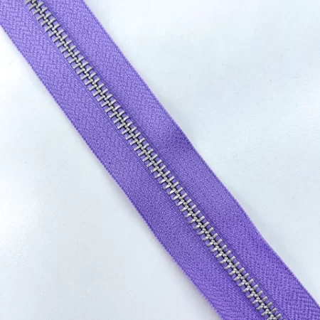 CIERRE ALUMINIO YKK - POR METRO LINEAL LILA 862