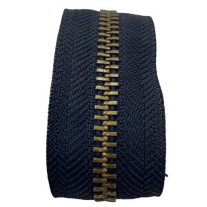 CIERRE METAL N°8 YKK BRONCE VIEJO POR METRO