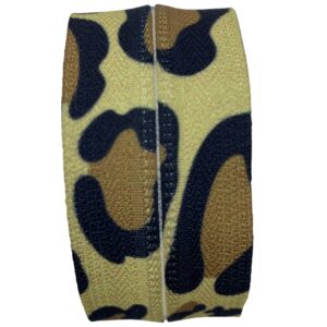 CIERRE MONOFILAMENTO N° 5 YKK ANIMAL PRINT VERDE - POR METRO