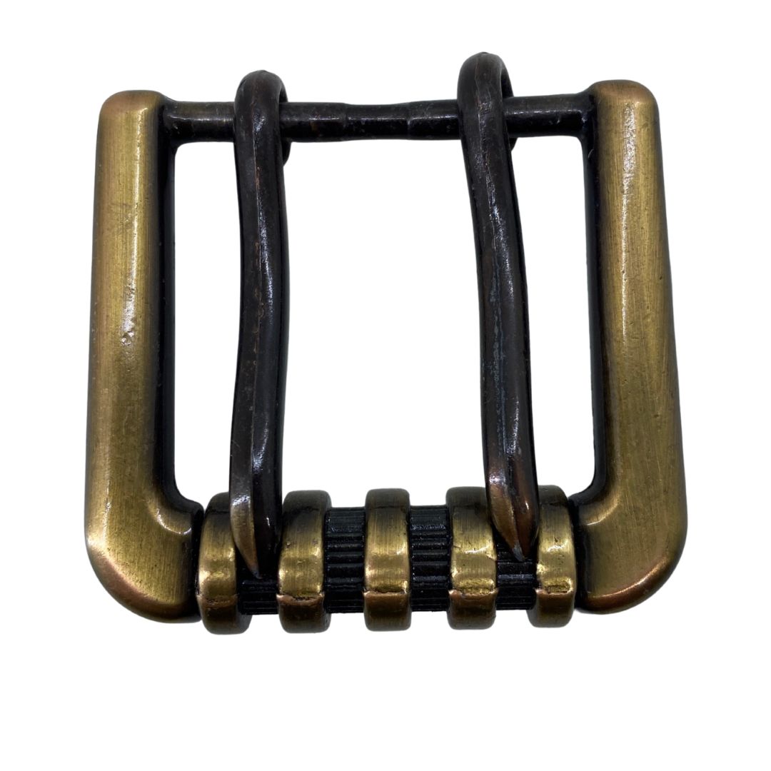 HEBILLA ROLO DOBLE PITON 40MM ZAMAK - POR UNIDAD