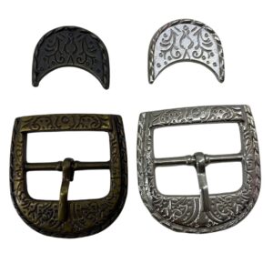 HEBILLA TEJANA C467 CON PUNTERA PASO 25MM ZAMAK - POR PAR