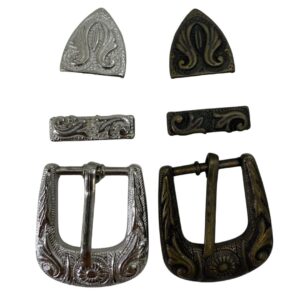 HEBILLA TEJANA 152 CON PASADOR Y PUNTERA 16MM ZAMAK - POR PAR