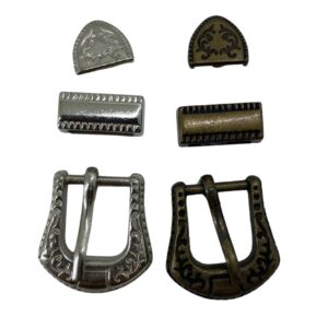 HEBILLA TEJANA 3103 CON PASADOR Y PUNTERA 10MM ZAMAK - POR JUEGO