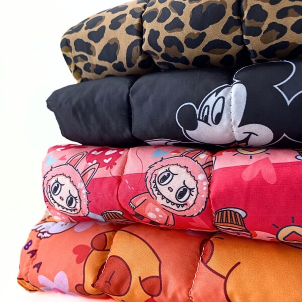 TELA CANELON MATELASSE ESTAMPADO X METRO