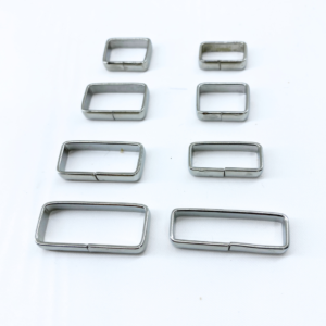 PASADOR RECTANGULAR MEDIA CAÑA ALAMBRE NIQUEL - POR UNIDAD