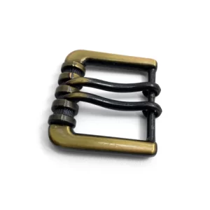 HEBILLA ROLO DOBLE PITON 40MM ZAMAK - POR UNIDAD
