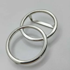 HEBILLA DOBLE CIRCULO 40MM ZAMAK POR UNIDAD NIQUEL