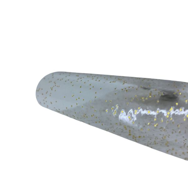 PVC CRISTAL CON GLITTER DORADO