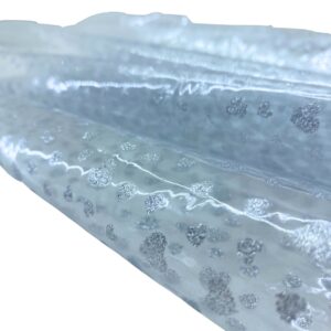 TELA PVC CRISTAL CON CORAZON - POR METRO