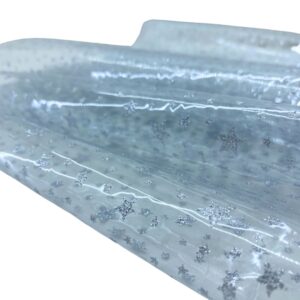 TELA PVC CRISTAL CON ESTRELLA - POR METRO