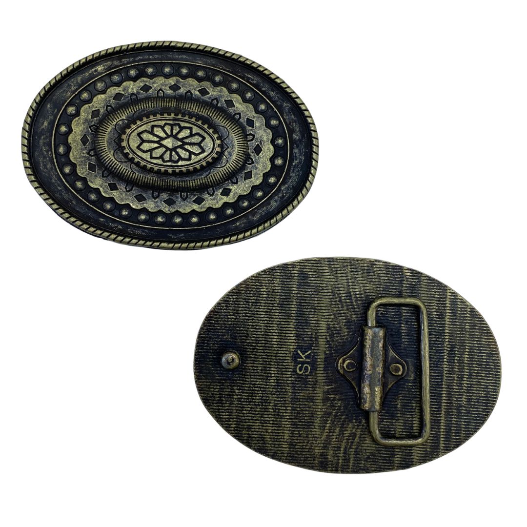 HEBILLA CHAPON OVAL TEJANO 35MM - POR UNIDAD