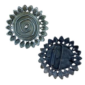 HEBILLA CHAPON ESPIRAL FLOR 35MM – POR UNIDAD